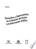 Encuentros y desencuentros en el derecho de acceso a la información pública