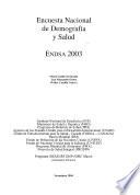 Encuesta Nacional de Demografía y Salud
