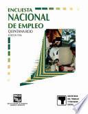Encuesta Nacional de Empleo. Quintana Roo. 1996