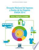 Encuesta Nacional de Ingresos y Gastos de los Hogares. ENIGH 2014. Temas categorías y variables