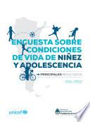 Encuesta sobre Condiciones de Vida de Niñez y Adolescencia. 2011-2012