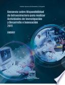 Encuesta sobre Disponibilidad de Infraestructura para realizar Actividades de Investigación y Desarrollo e Innovación 2011. ENDIRII