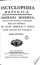 Encyclopedia metodica: geografia moderna, 2