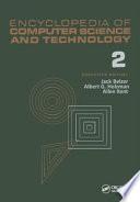 Encyclopedia of Computer Science and Technology