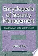 Encyclopedia of Security Management