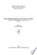 Encyclopedie religieuse de l'univers vegetal: no specific title
