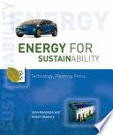 Energy for Sustainability