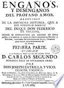 Engaños y desengaños del profano amor