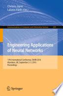 Engineering Applications of Neural Networks