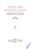 English miscellany