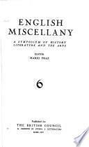 English miscellany