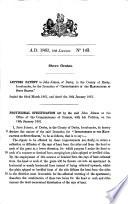 English Patents of Inventions, Specifications