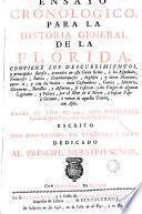 Ensayo cronológico por la historia general de la Florida
