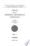 Ensayo de un repertorio bibliográfico venezolano