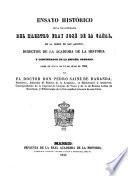 Ensayo historico de la vida literaria del Maestro Fray José de la Canal de la Orden de San Agustín ...