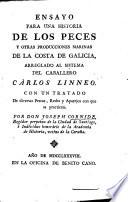 Ensayo para una historia de los peces ... de la costa de Galicia