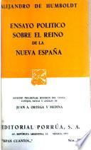 Ensayo politico sobre el reino de la Nueva España