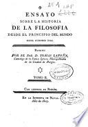 Ensayo sobre la historia de la filosofia