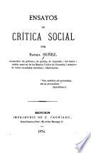 Ensayos de crítica social