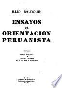 Ensayos de orientación peruanista