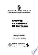 Ensayos en finanzas de empresas