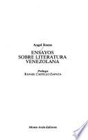 Ensayos sobre literatura venezolana