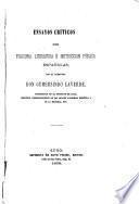 Ensaysos críticos sobre filosofia, literatura é instruccion pública españolas ...