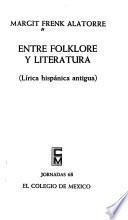 Entre folklore y literatura