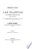 Enumeración y revision de las plantas de la Peninsula Hispano-Lusitana é Islas Baleares