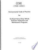 Environmental Code of Practice for On-road Heavy-duty Vehicle Emission Inspection and Maintenance Programs