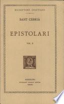 Epistolari (vol. II)