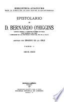 Epistolario de D. Bernardo O'Higgins: 1819-1823