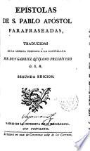 Epístolas de San Pablo parafrascadas
