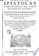 Epistolas familiares de don Antonio de Guevara, 2