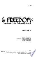 Equality and Freedom, International and Comparative Jurisprudence