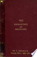 Escalafones del Magisterio 1933. Primera parte