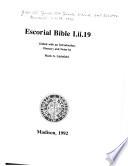 Escorial Bible I.ii.19