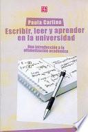 Escribir, Leer y Escribir en la Universidad