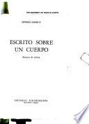 Escrito sobre un cuerpo