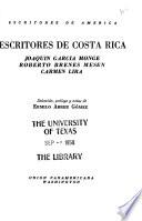 Escritores de Costa Rica