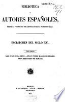 Escritores del siglo XVI.