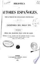 Escritores del siglo XVI.