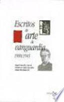 Escritos de arte de vanguardia, 1900/1945