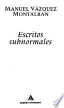 Escritos subnormales