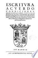 Escritura, acuerdo, condiciones, administraciones y suplicas del seruicio de los veinte y quatro millones que el Reyno ha hecho a su Magestad en las Cortes que se propusieron en veinte y ocho de iunio de mil y seiscientos y treinta y ocho años y cedulas que su magestad ha mandado dar para su cumplimiento