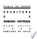 Escritura de Raimundo Contreras