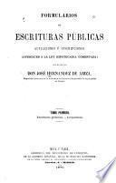 Escrituras públicas.-Actuaciones