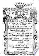 Escuela de la perfeta y verdadera sabiduria