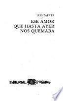Ese amor que hasta ayer nos quemaba