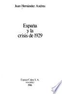 España y la crisis de 1929